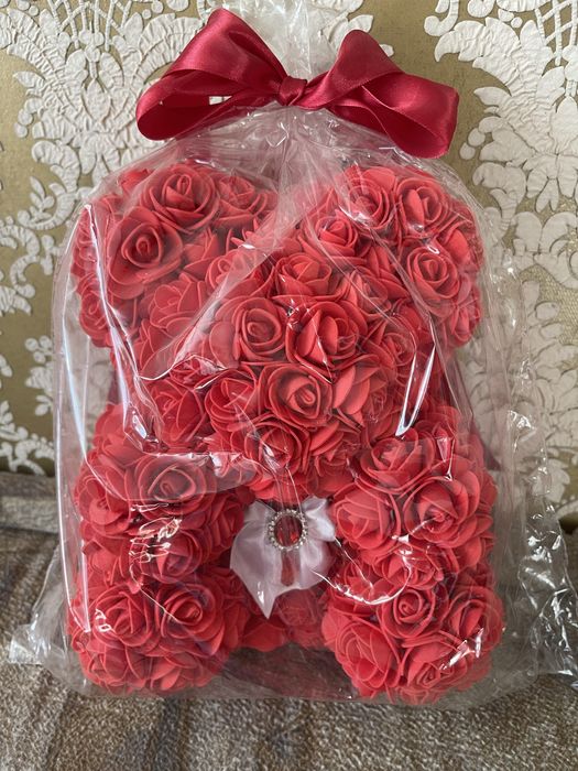 Мишка с роз,мишка з троянд