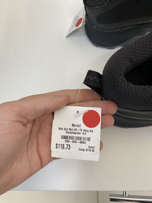 Черевики Merrell Moab Speed Mid Gtx Black оригінал