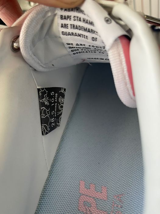 BAPE STA Low Pink Camo Combo – Como Novas – Usadas 1 Vez