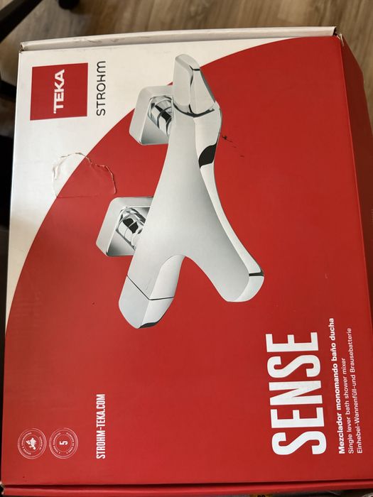 Teka Sense bateria wannowo-prysznicowa ścienna chrom