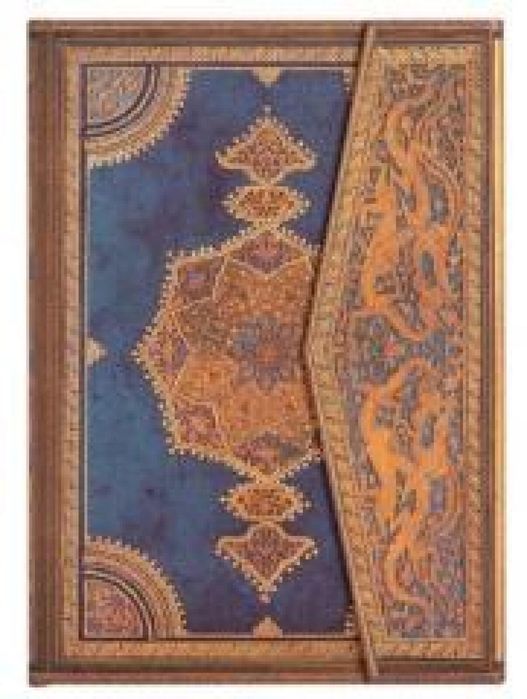 Notatnik linia Safavid Indigo midi Paperblanks twarda,154x206 mm