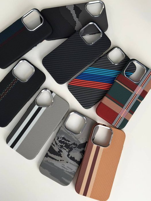 Чохол карбон MagSafe чехол карбоновий iPhone 17 Pro Max айфон про макс