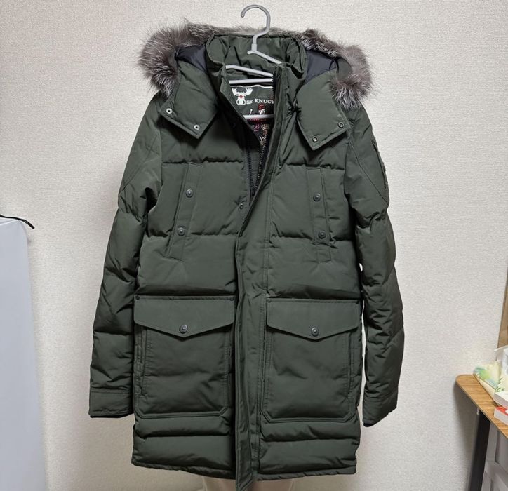 Пуховик Moose Knuckles Green Men's