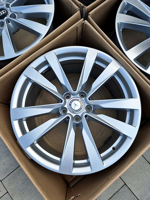 Felgi 19" 5x112 Audi A3 A4 A5 A6 A7 Q2 Q3 Q5 TT TPMS Srebrne | #A223
