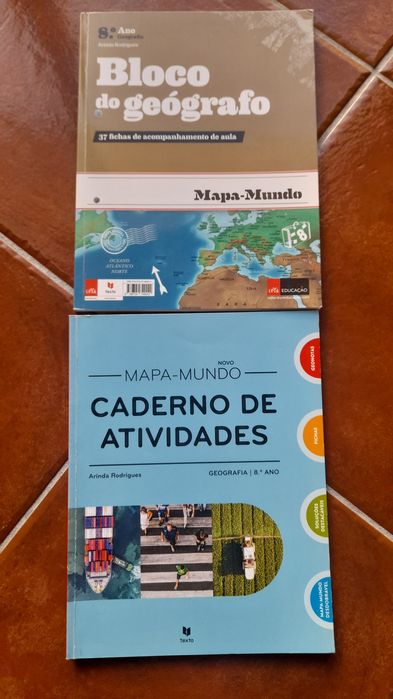 2 cadernos de atividades de Geografia 8° ano