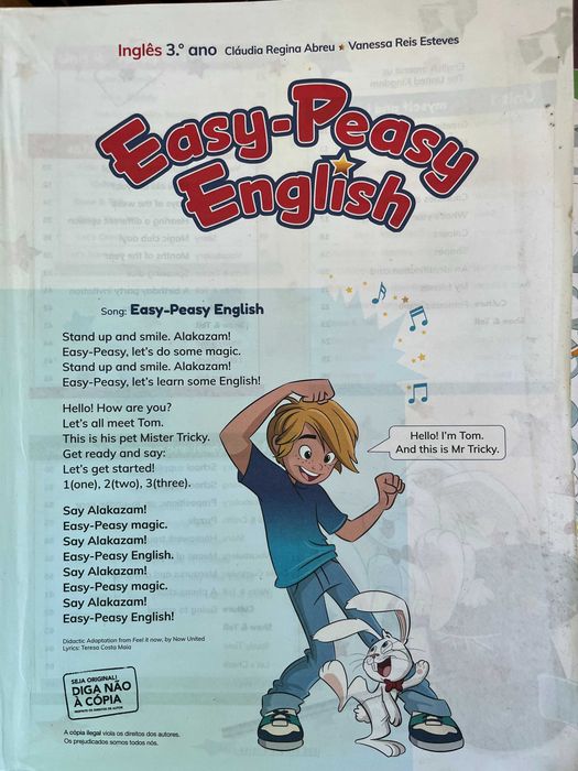 Easy Peasy English 3º Ano | Manual Inglês Ensino Básico Livro Escolar