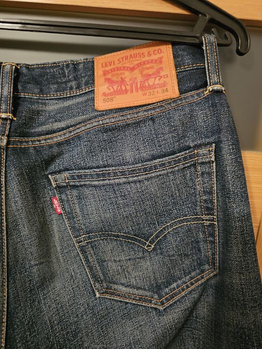 Rewelacyjne Jeansy Levi's 508 W33 L34 slim