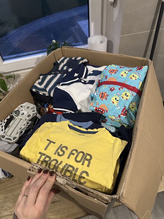 Duża paka paczka ubrań dla chłopca