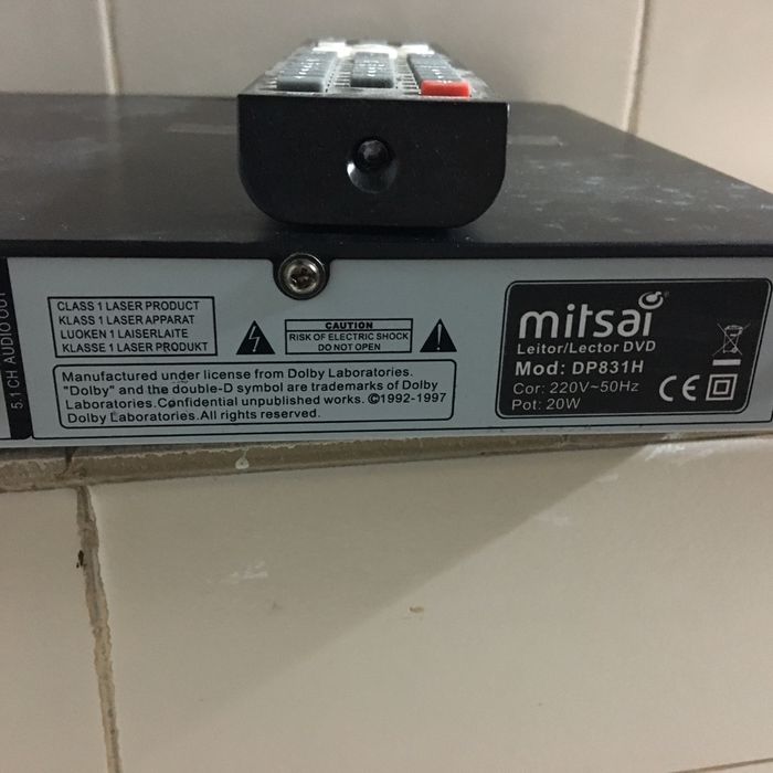 Leitor dvd mitsai