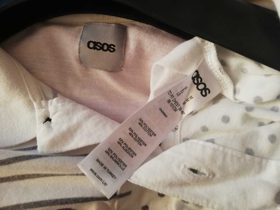 koszulka polo Asos asymetryczny wzór M