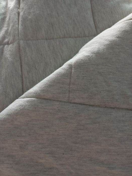 Colcha alchoada com estrelas beje cama colchão 1.50,cm