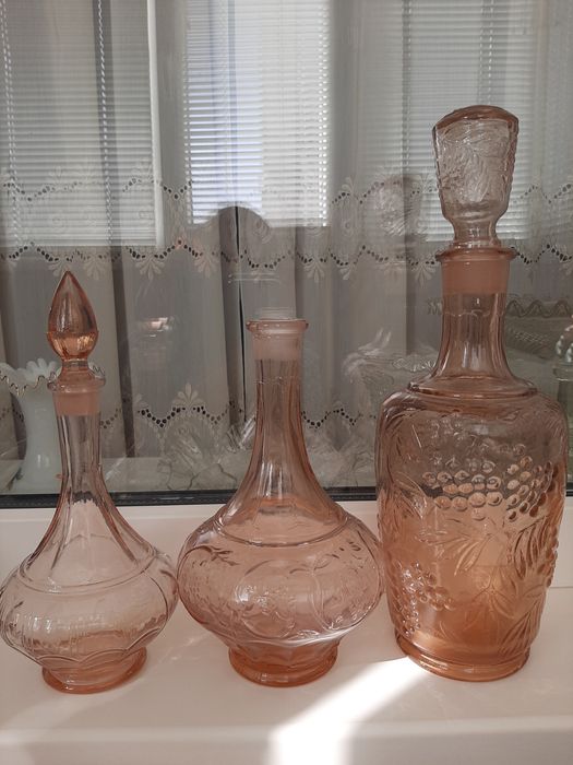 Графины СССР из карамельного стекла