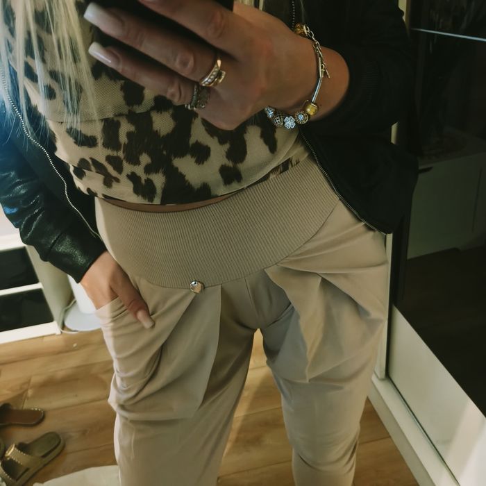 Spodnie wysoki stan