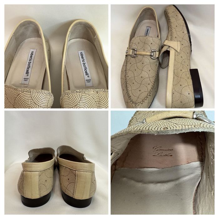 Roberto Botticelli Luxury Leather Loafers — Made in Italy — р. 44
