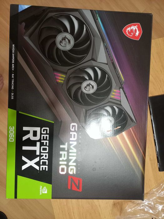 Gráfica NVidia RTX 3060 12gb MSI Gaming trio