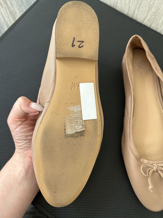 Шкіряні балеткі H&M