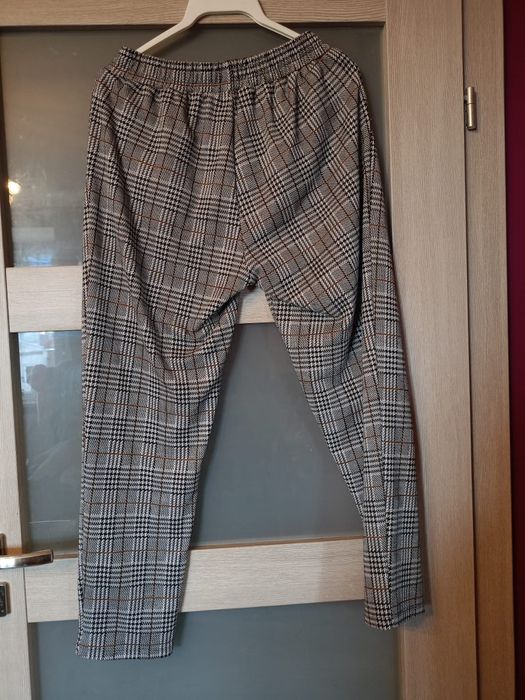 Spodnie w kratę new look