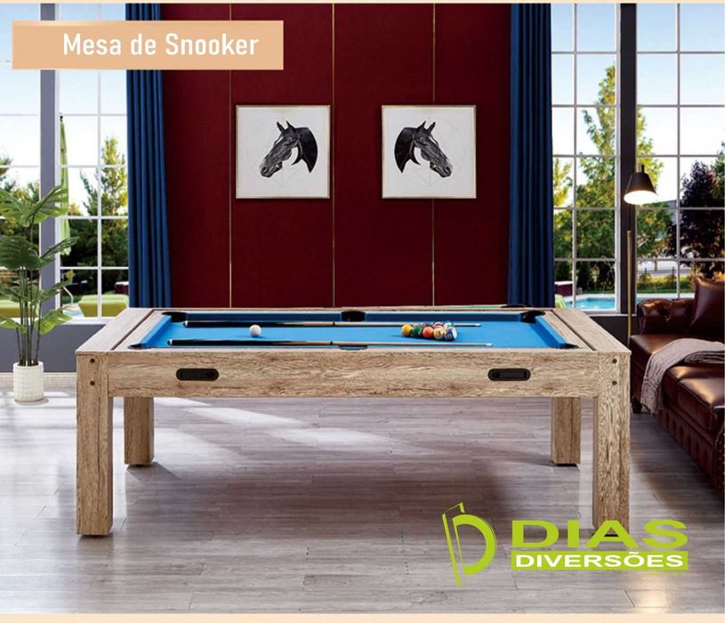 Snooker/Bilhar 4 em 1 - Novas