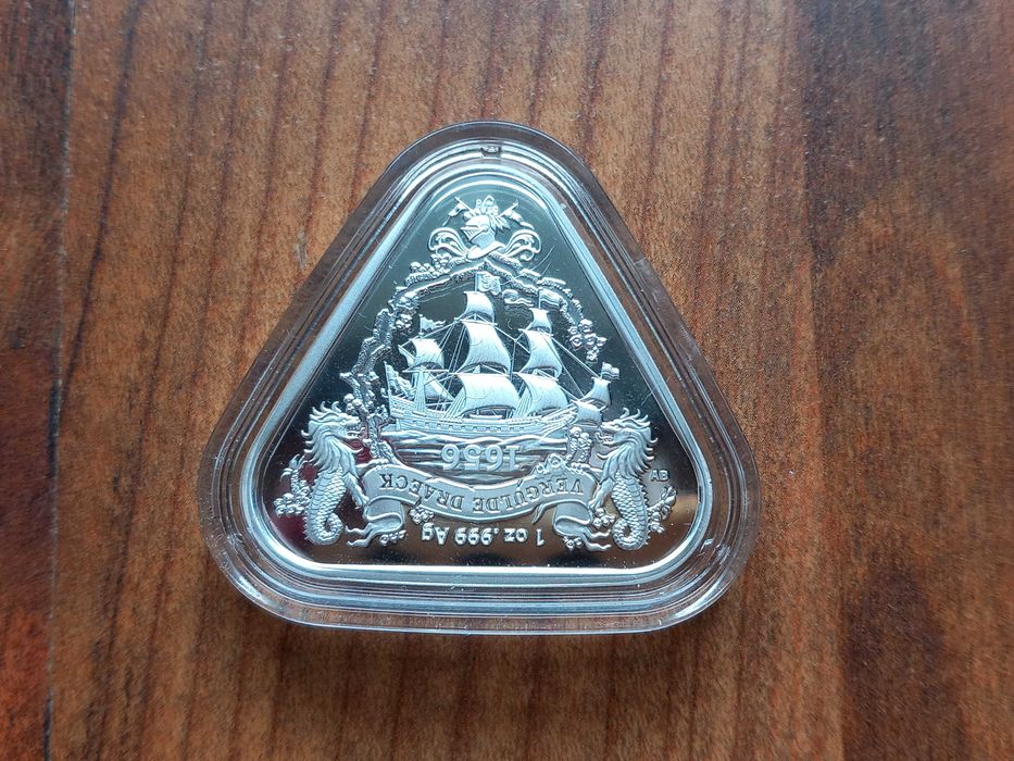 Moeda 1 Dólar Austrália "Vergulde Draeck" 2020