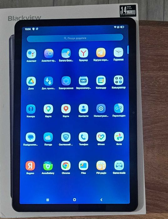 Планшет Blackview Tab 16 (8+256Gb, АКБ 7680 мАч) Dual Sim