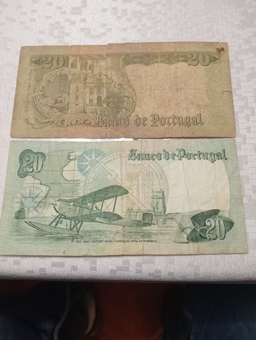 Notas de 20 escudos