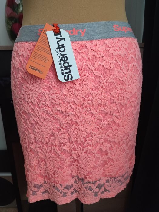 Spódnica koronkowa Superdry S nowa z metką