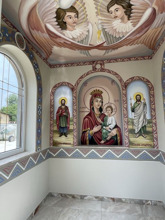 Настінний розпис Інтерєрна картина Художник Малюнок на стіні