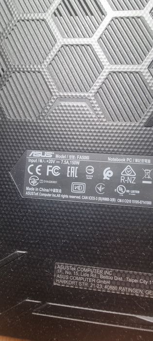 Portátil Asus TUF NÃO LIGA