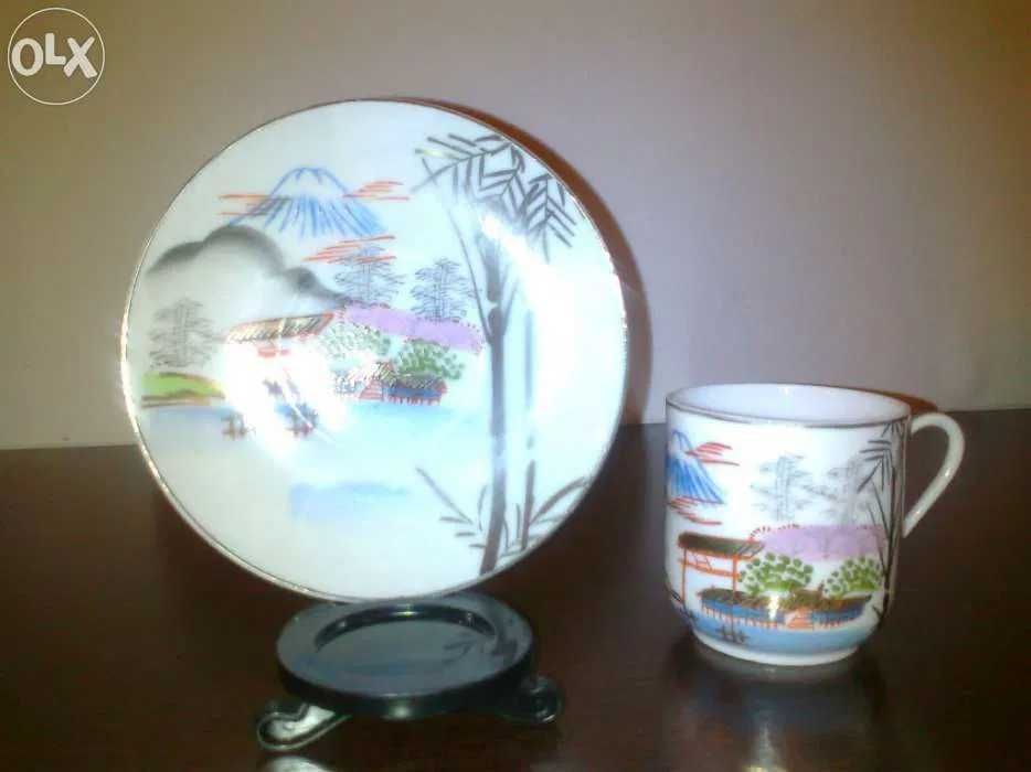 PAK de 8 chavenas japonesas todas diferentes- japonesa no fundo