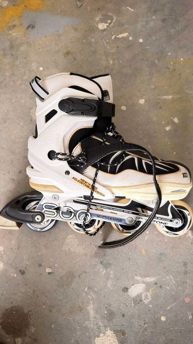 Patins 4 em linha brancos