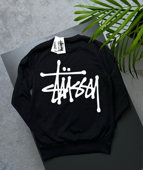 Свитшот Stussy Basic черный