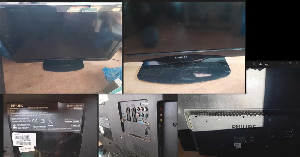 6x Telewizor SamsungLE32R71B,PS50C550G1W,PS42A410C1 LG32LF2510 Philips