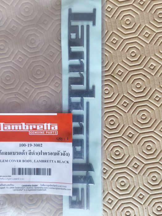 Emblema genuíno Lambretta