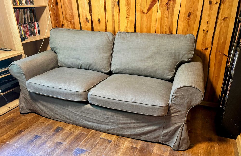 Sofa rozkładana 2-osobowa IKEA Ektorp | Stan dobry | Zdejmowany pokrowiec