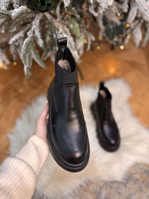 Челсі, зимові ботінки, черевики, чоботи з хутром