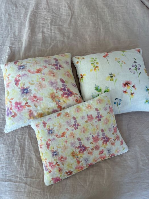 Almofadas decorativas florais