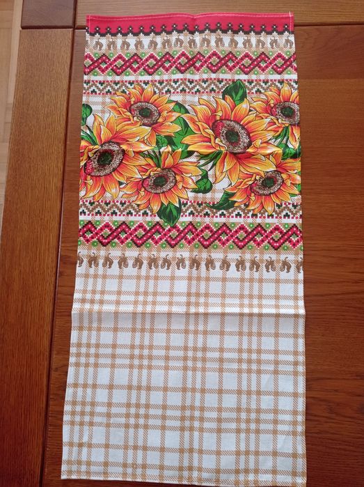 Lniany obrus+6 serwetek 100 %len