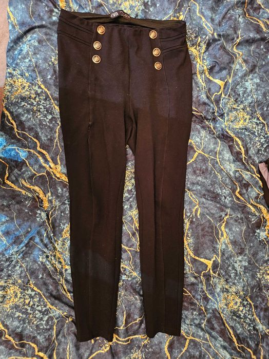 Spodnie czarne, rozm.38, ZARA,