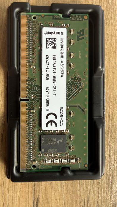 Memória 8 GB DDR4-2666 SO-DIMM
