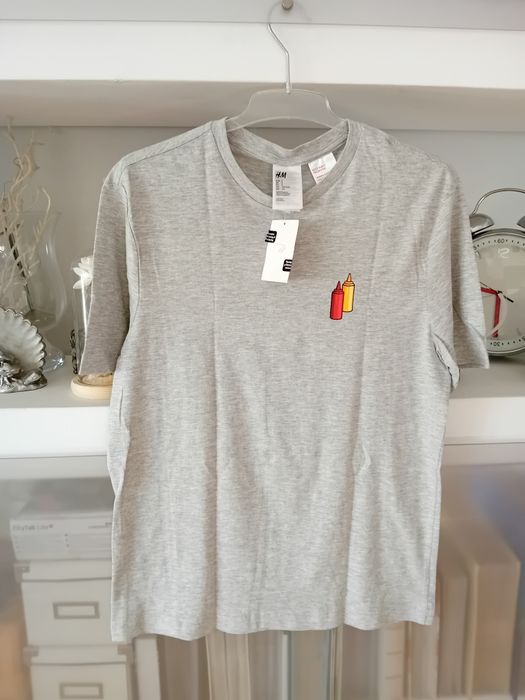 H&M nowa koszulka męska młodzieżowa S