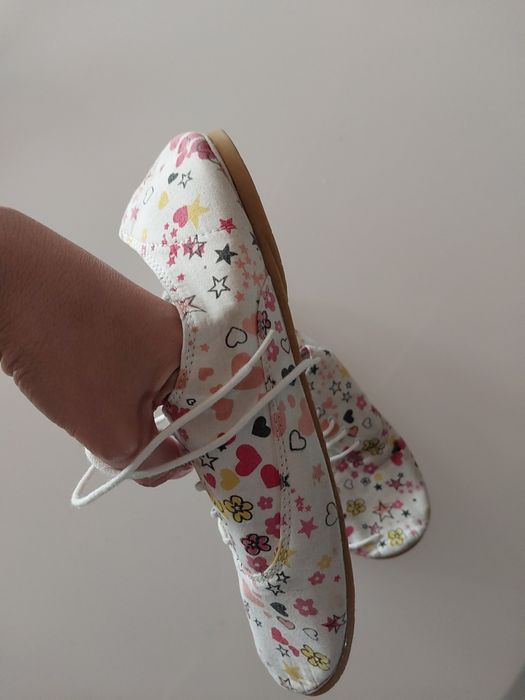 Trampki tenisówki w kwiatki