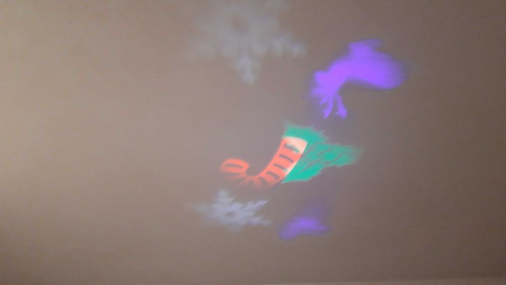 Projektor kolorowych obrazków