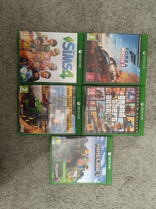 Zestaw 5 gier na Xbox One 120 zł !!!