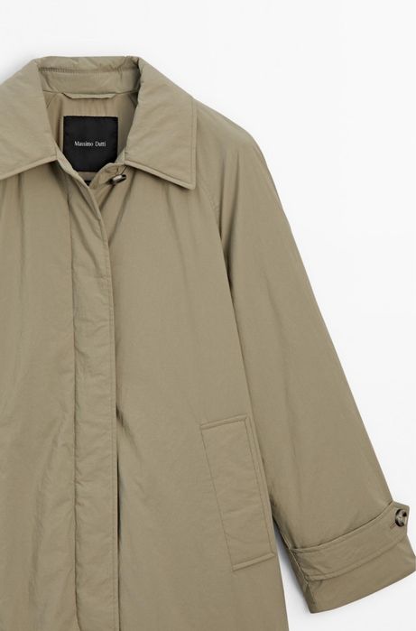 Утеплений тренч / пальто Massimo dutti M, L