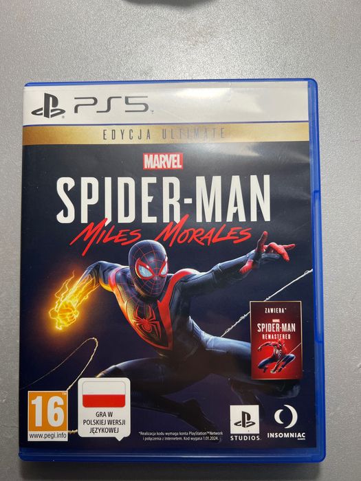 Spider man Miles Morales на пс5/ps5 б/у