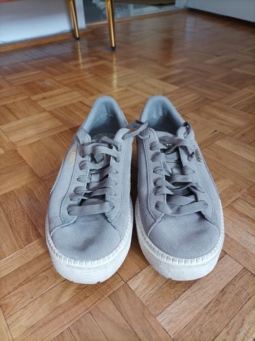 Trampki damskie Puma Basket Platform Metallic