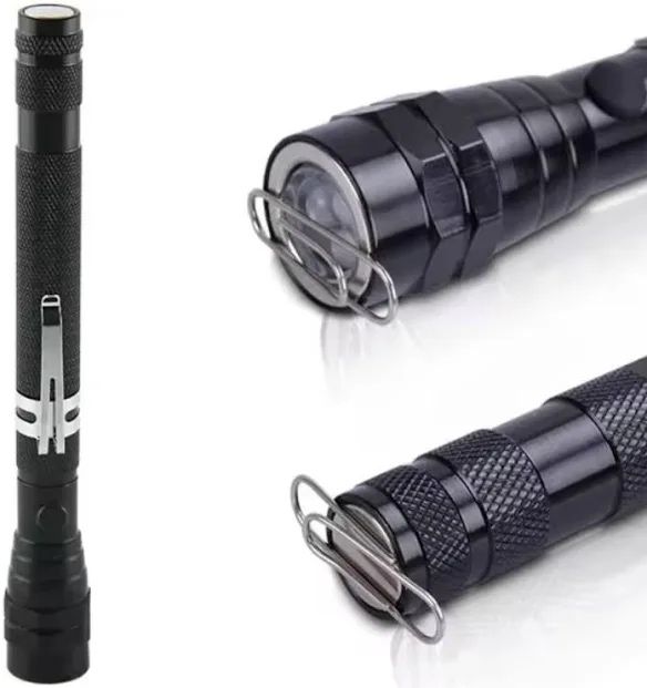 Фонарик телескопический 2 магнита
