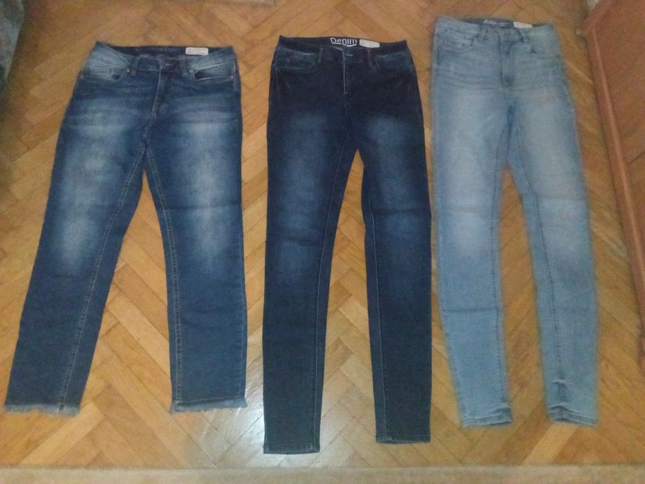 spodnie jeansowe. damskie rozmiar 36
