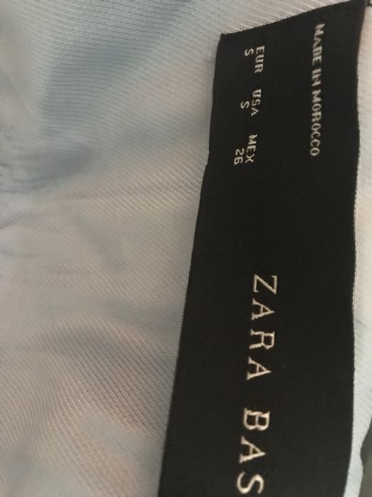 Casaco Cinza quadriculado.  Zara