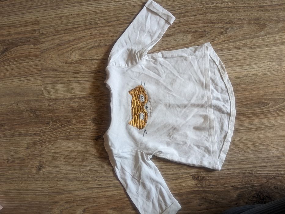 Bluzka długi rękaw kotek